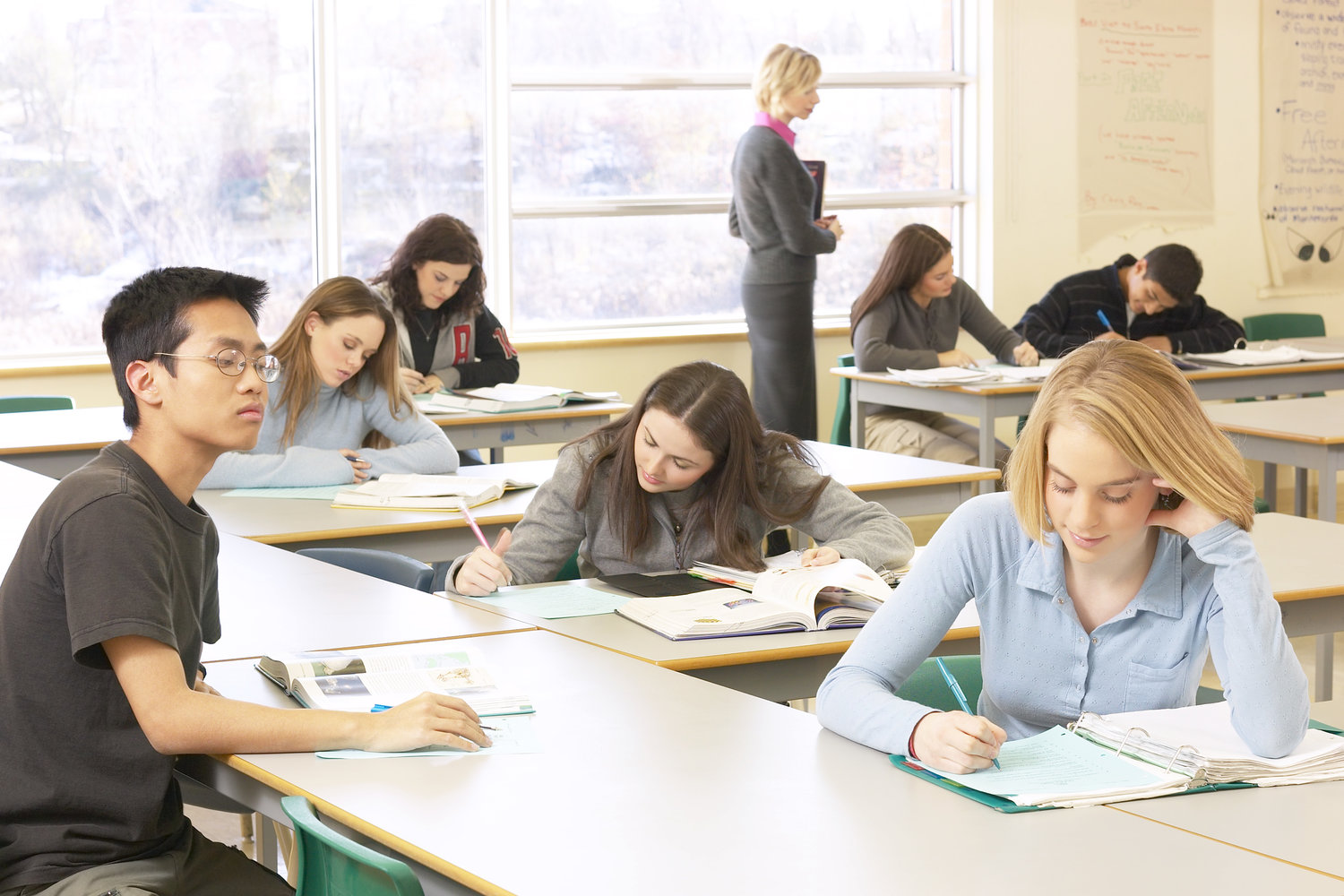 Students in classroom