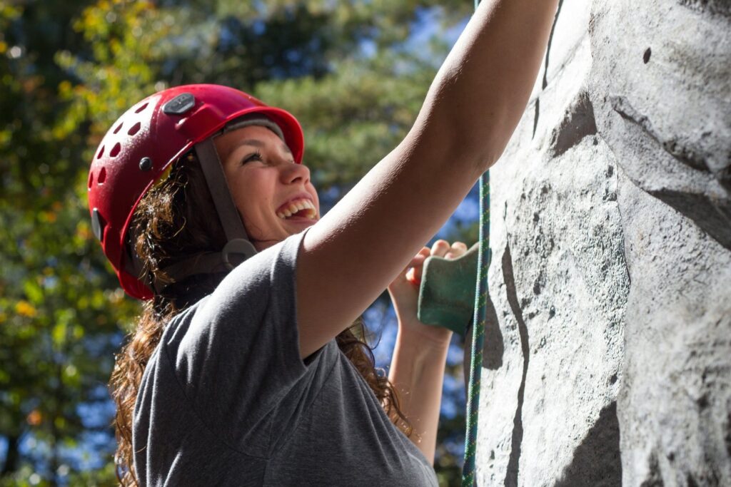 Language Camps and Courses climbing girl